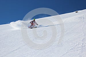 Offpiste skiing photo