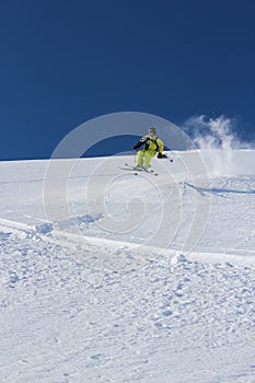 Offpiste skiing photo