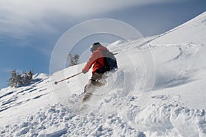 Offpiste skiing