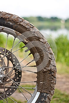 Offroad bike wheel