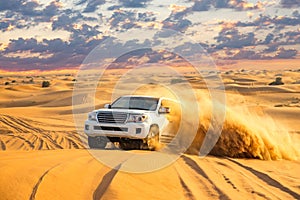 Offroad desert safari.