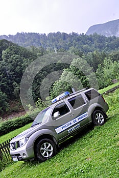 Offroad police car