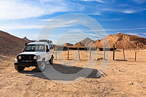 Offroad trip on the desert near Marsa Alam, Egipt