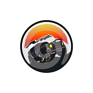 Offroad vehicle design vector