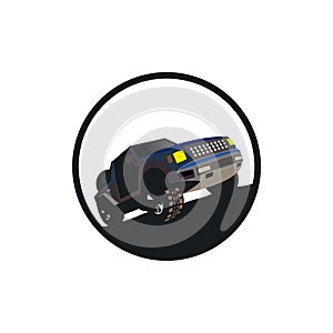 Offroad vehicle design vector