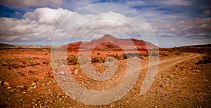 Offroad through the volcanic landscape