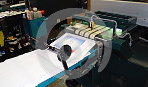 Offset press printing