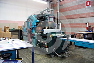 Offset press printing