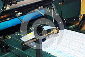 Offset press printing