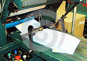 Offset press printing