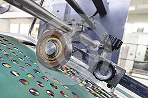 Offset print machine roller photo