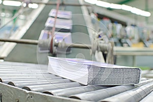 Offset print plant book production line