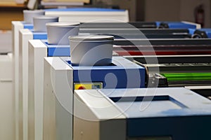 Offset Printing Machine with Colors