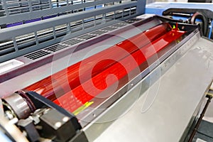 Offset printing machine - magenta ink