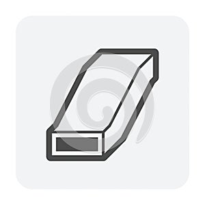 Offsets duct vector icon, part in ductwork