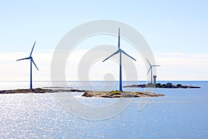 Offshore electricity wind generators