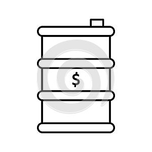 Offshore investment vector icon which can be easily modified or edit