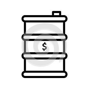 Offshore investment vector icon which can be easily modified or edit