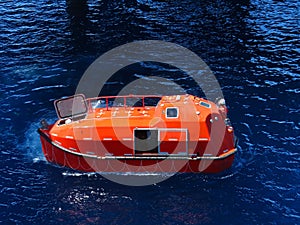 Offshore Life boat or survival craft .