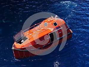 Offshore Life boat or survival craft .