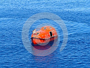 Offshore Life boat or survival craft.