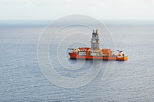 Offshore oil and gas drillship