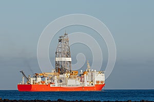 Offshore oil and gas drillship