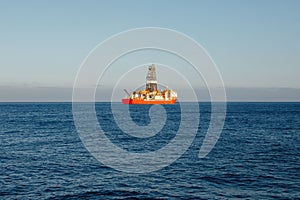 Offshore oil and gas drillship