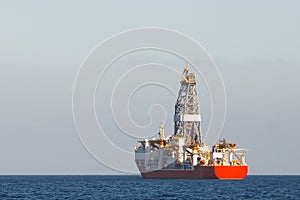 Offshore oil and gas drillship