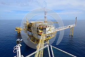 The offshore oil rig