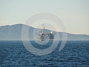 Offshore Oil Rig California