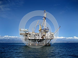 Offshore Oil Rig Drilling Platform