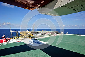 An offshore production platform