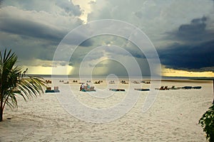 Offshore Thunderstorm Fort Myers Beach Florida