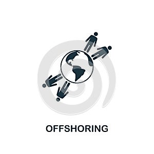 Offshoring icon. Creative element design from business strategy icons collection. Pixel perfect Offshoring icon for web design,