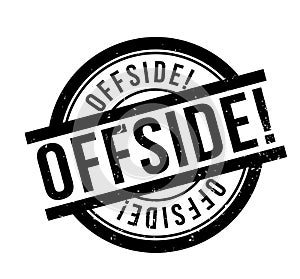 Offside rubber stamp