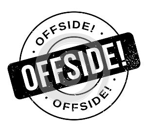 Offside rubber stamp