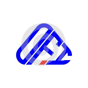 OFI letter logo creative design with vector graphic, OFI odern logo photo
