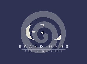 OFL abstract letter logo design