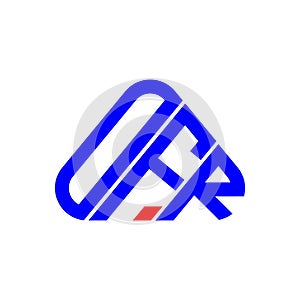 OFR letter logo creative design with vector graphic, OFR