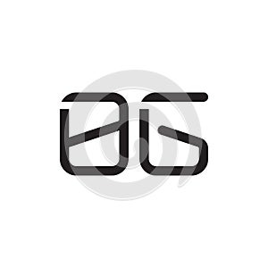 og initial letter vector logo icon