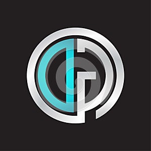 OG Initial logo linked circle monogram