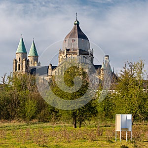 Oge Fronten park in Maastricht is an 18th century fortification area with a spectacular vie on the Lambertus church