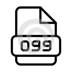 Ogg File Icon. Type Files Sign outline symbol Design, Icons Format Type Data. Vector Illustration