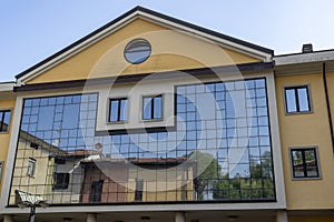 Oggiono, Italy: modern building photo