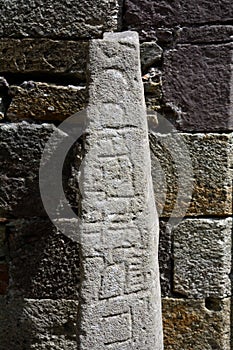 Ogham stone, Kilmalkedar, Ireland