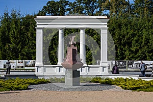 Oginskiai family monument in Rietavas, Lithuania