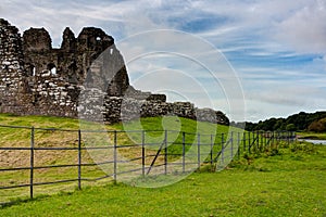 Ogmore Castle, Wales, UK