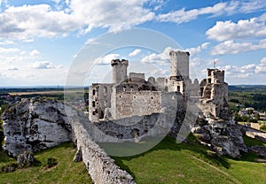 The Ogrodzieniec Castle.