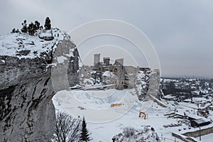 Ogrodzieniec Castle in Poland